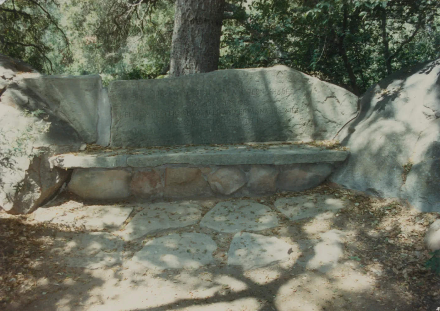 Elmer and Ervanna Bissell Bench, 1941