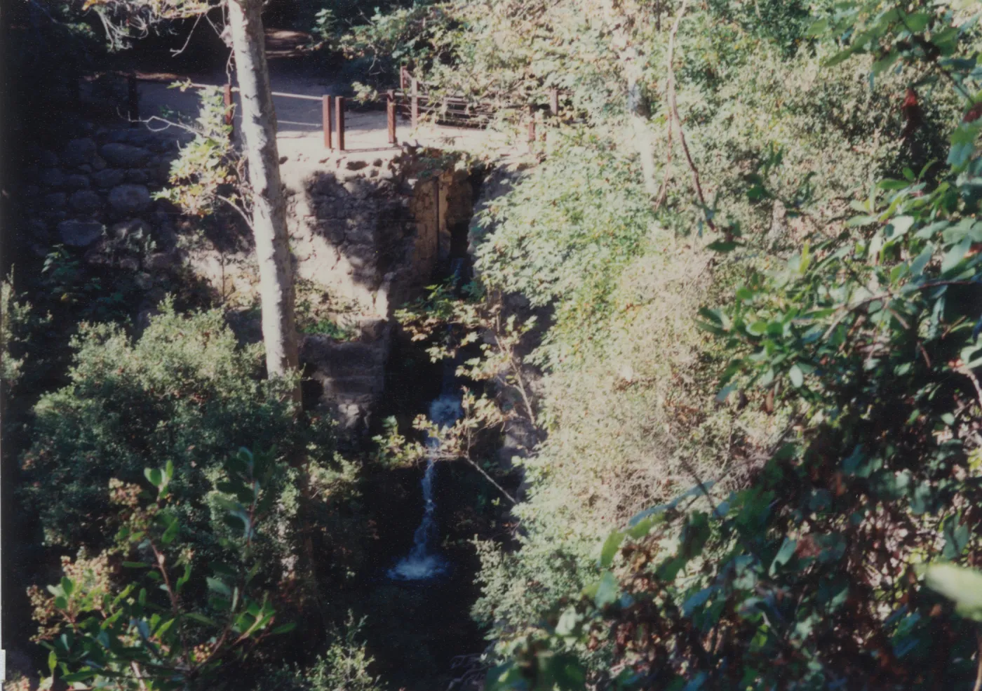 View of the pool below the Mission Dam, from Mission Dam Overlook