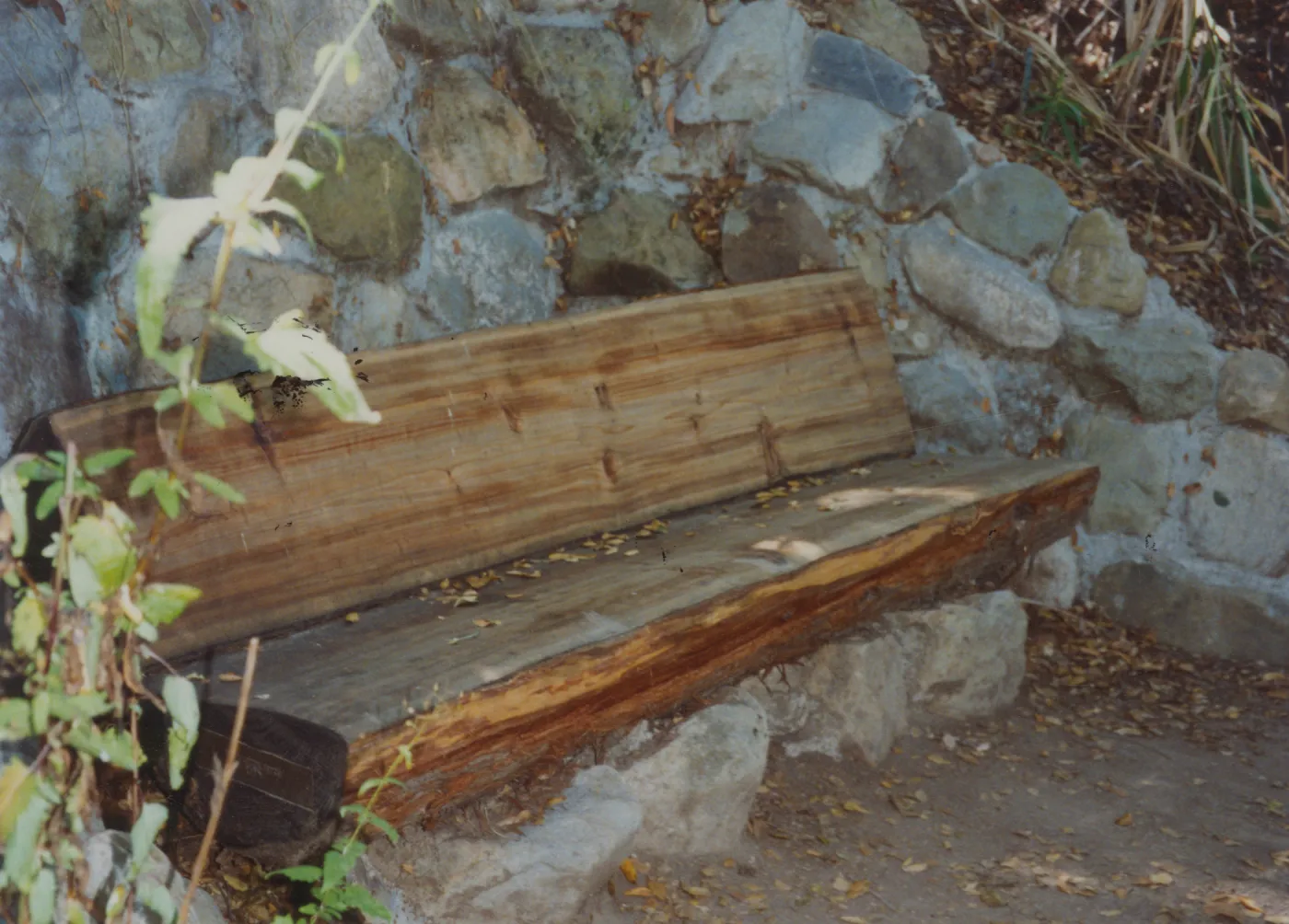 Robert O. Easton Bench, Island Section, 1989, Easton Aqueduct Trail