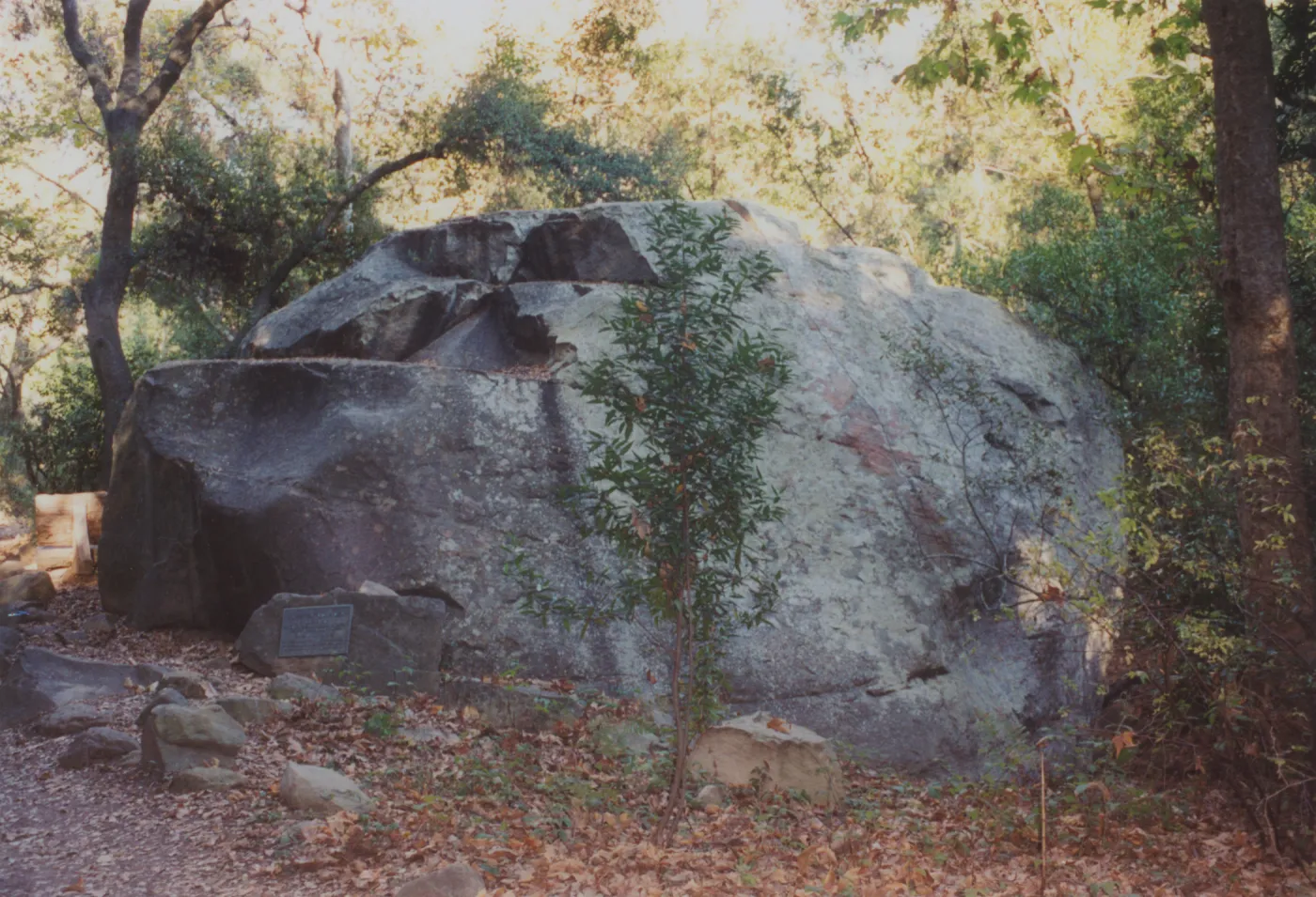 William Lassiter Plaque, 1959, on Lassiter Boulder