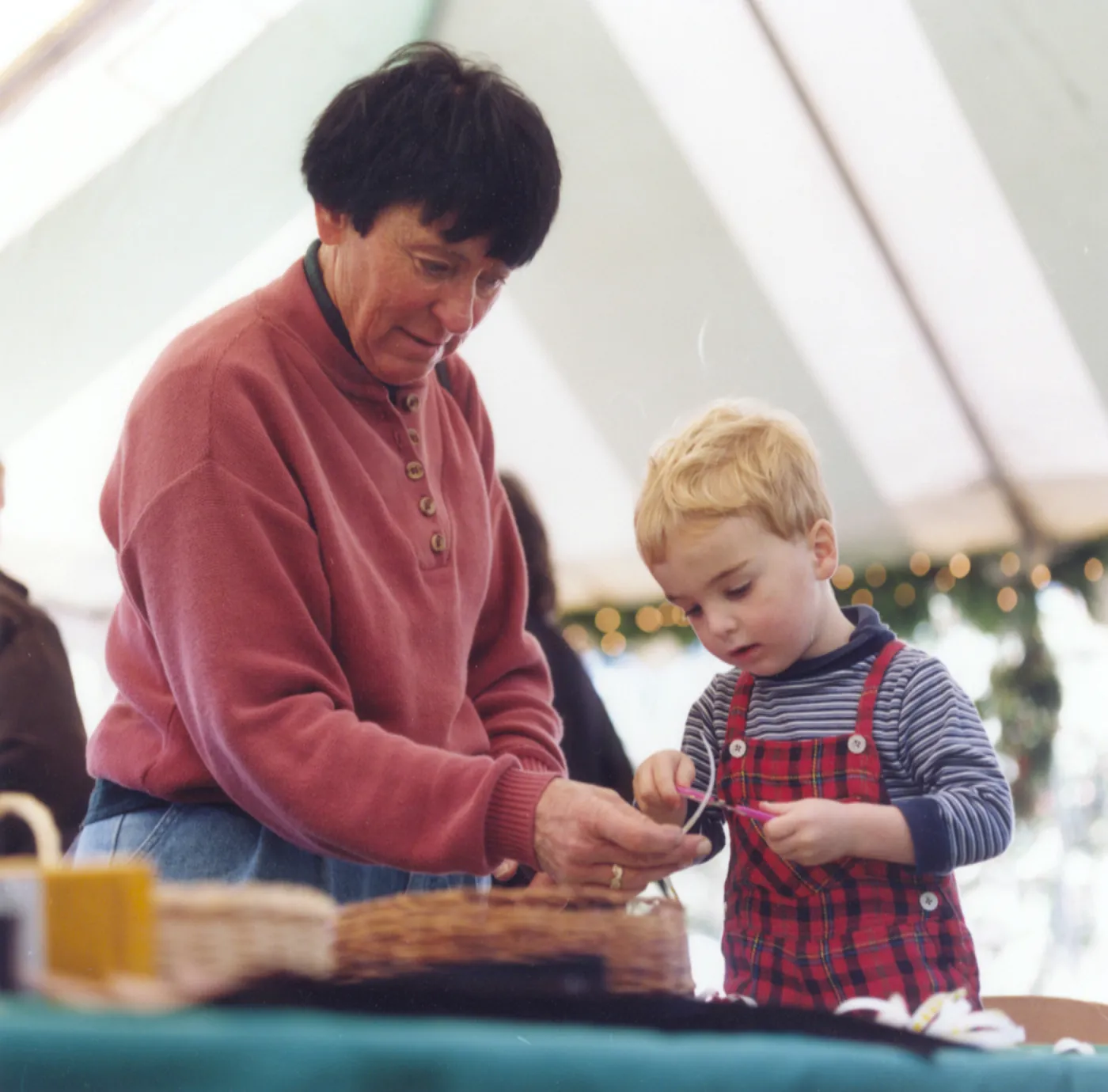 Children's crafts at Winterfest
