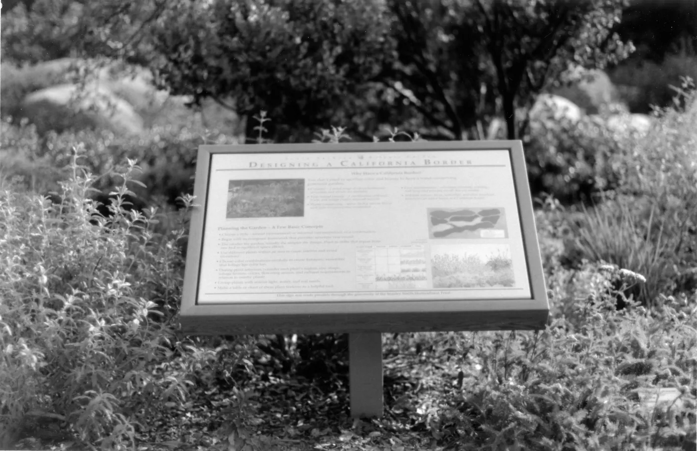 Designing a California Border interpretive sign