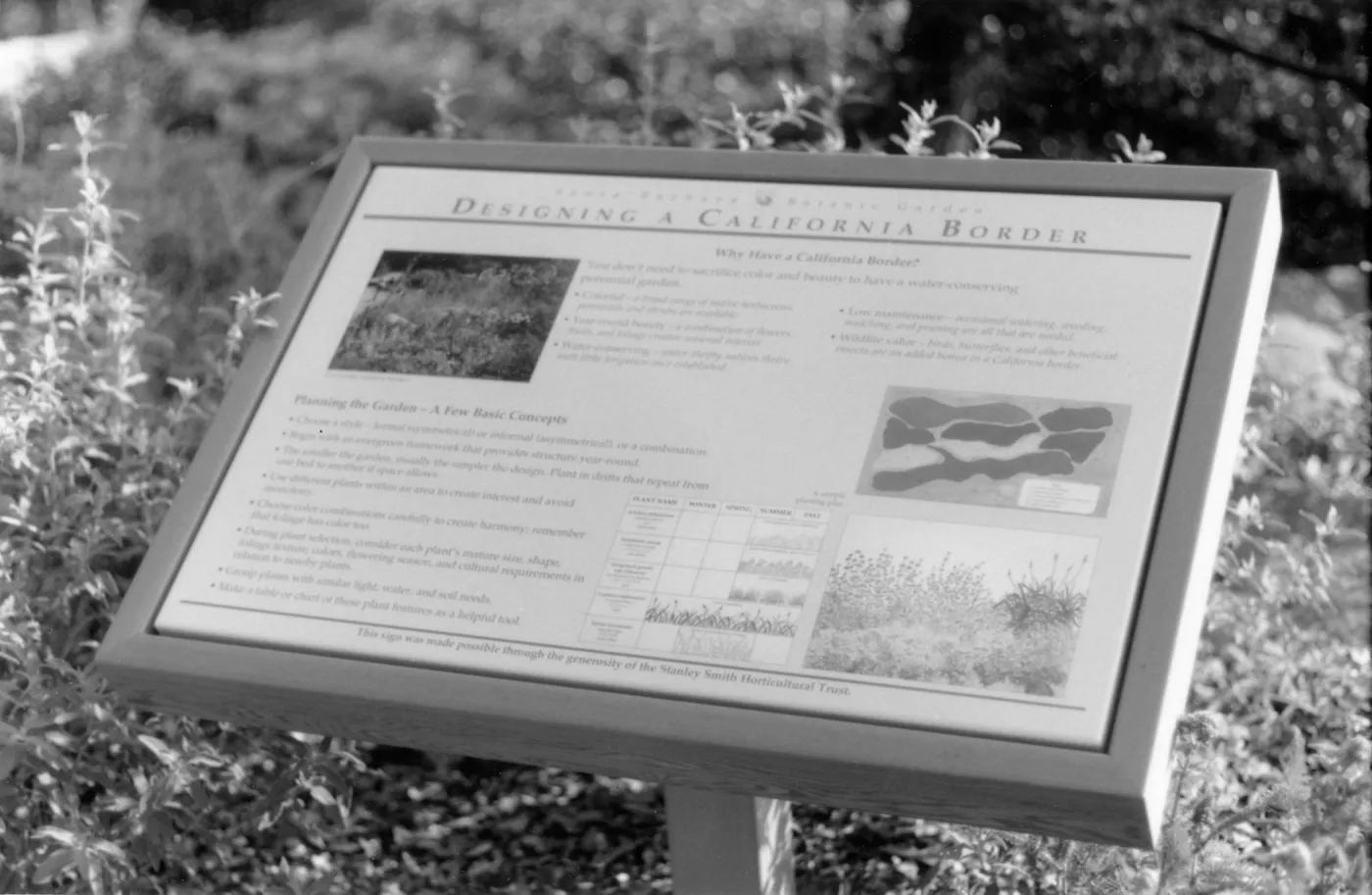 Designing a California Border interpretive sign