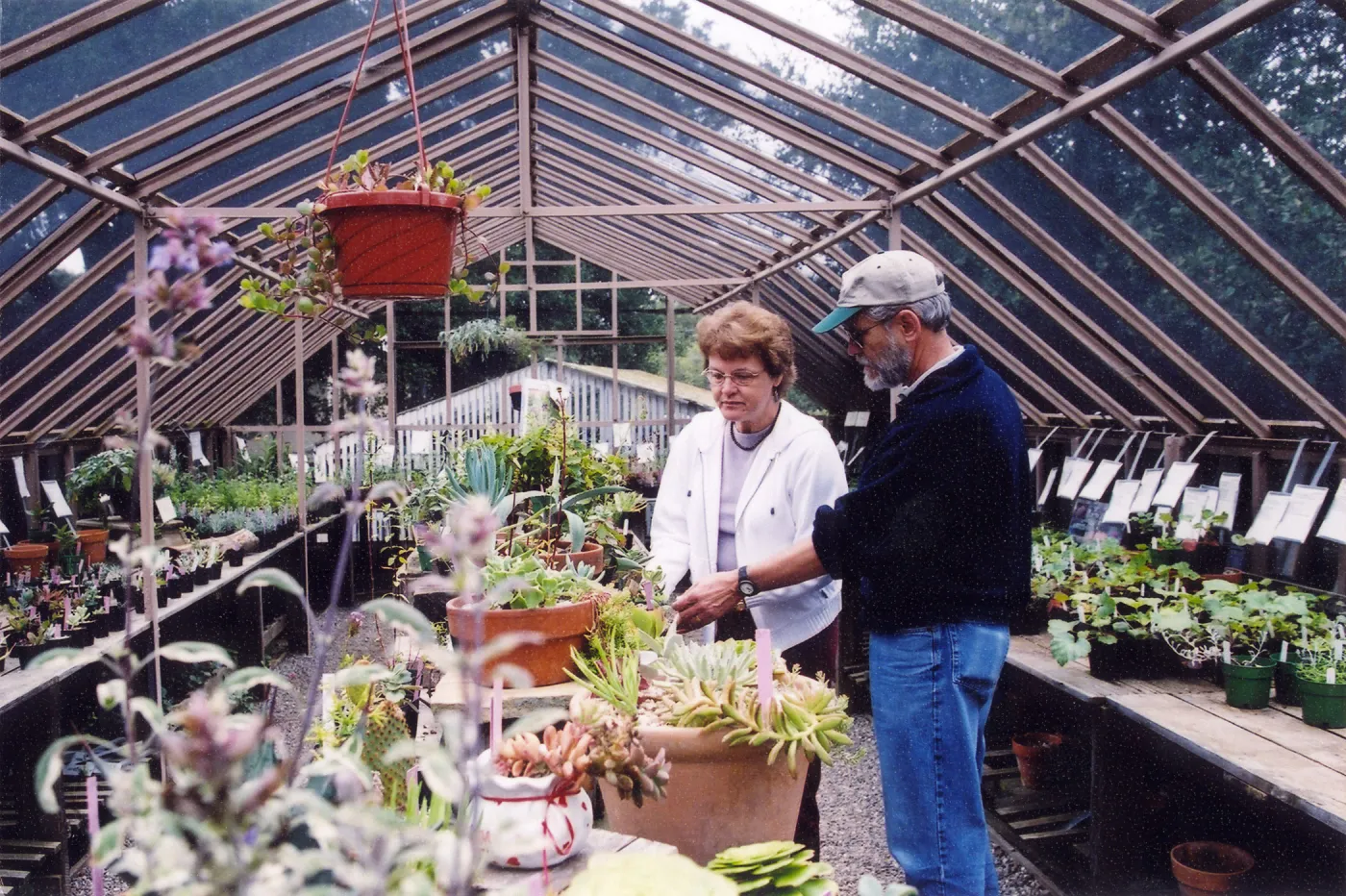 Visitors in nursery