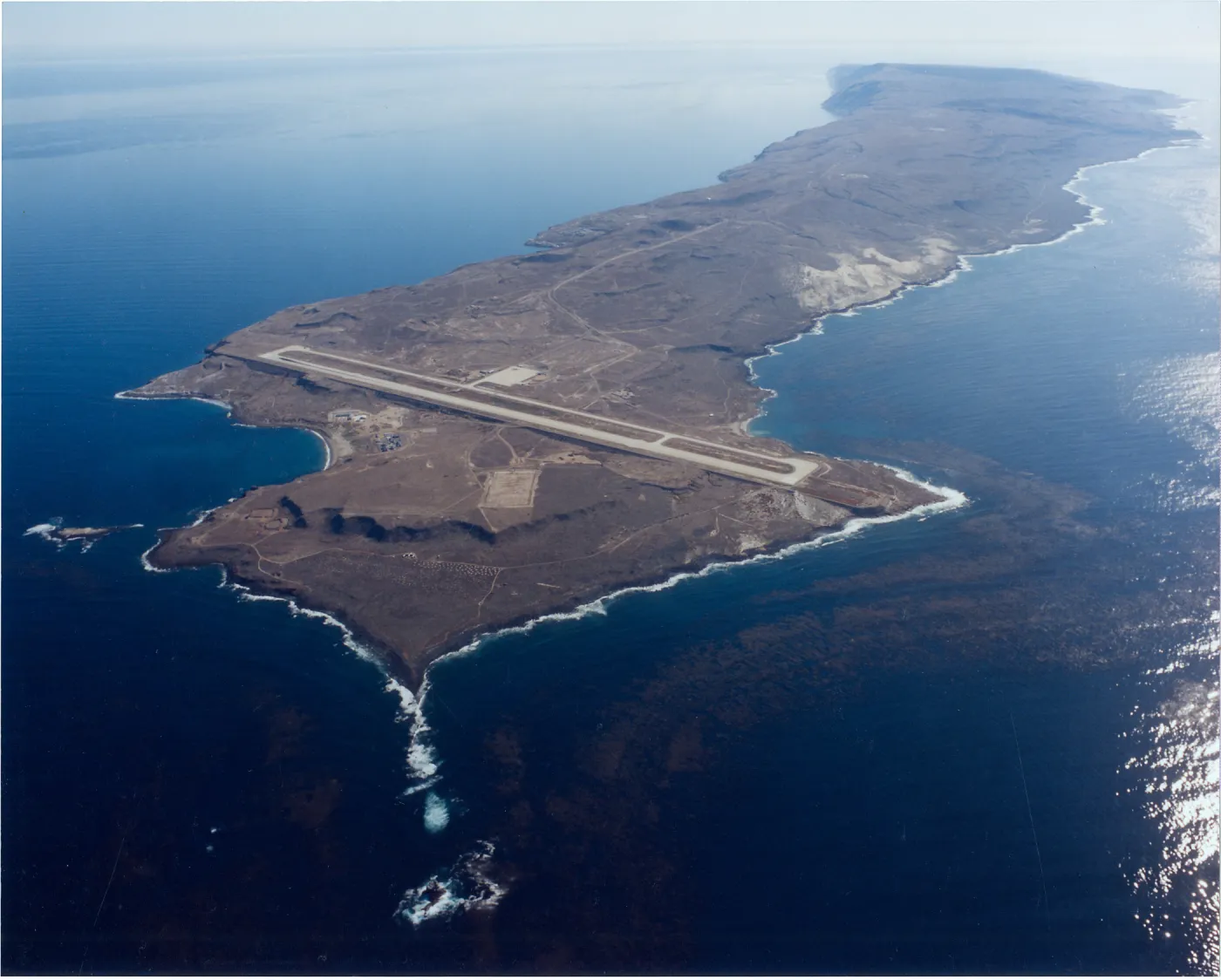 Aerial view of San Clemente Island