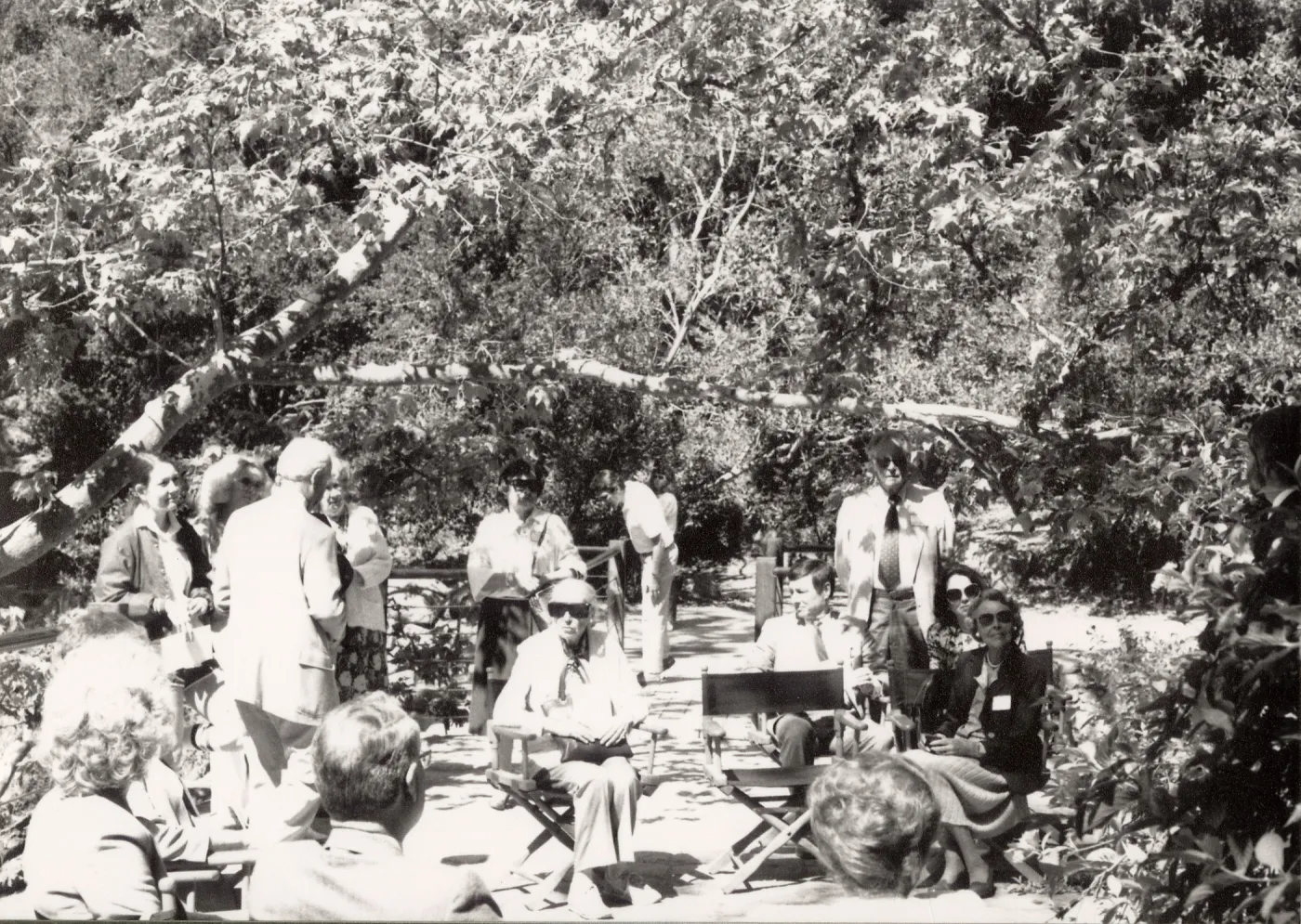 Dedication of Mission Dam railing
