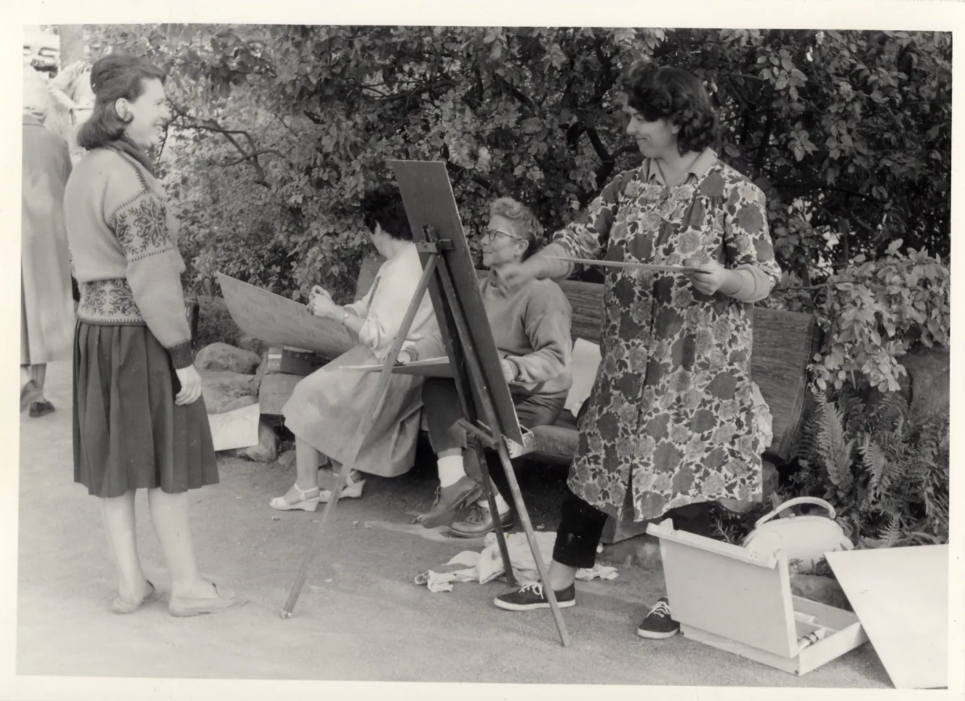 Artists in Garden