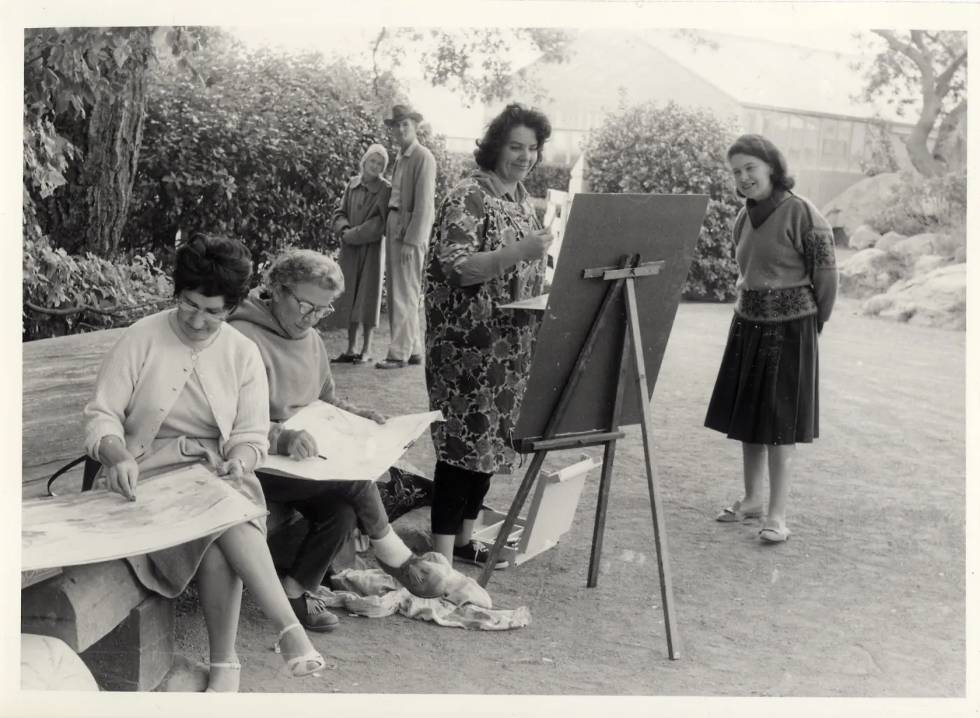 Artists in Garden