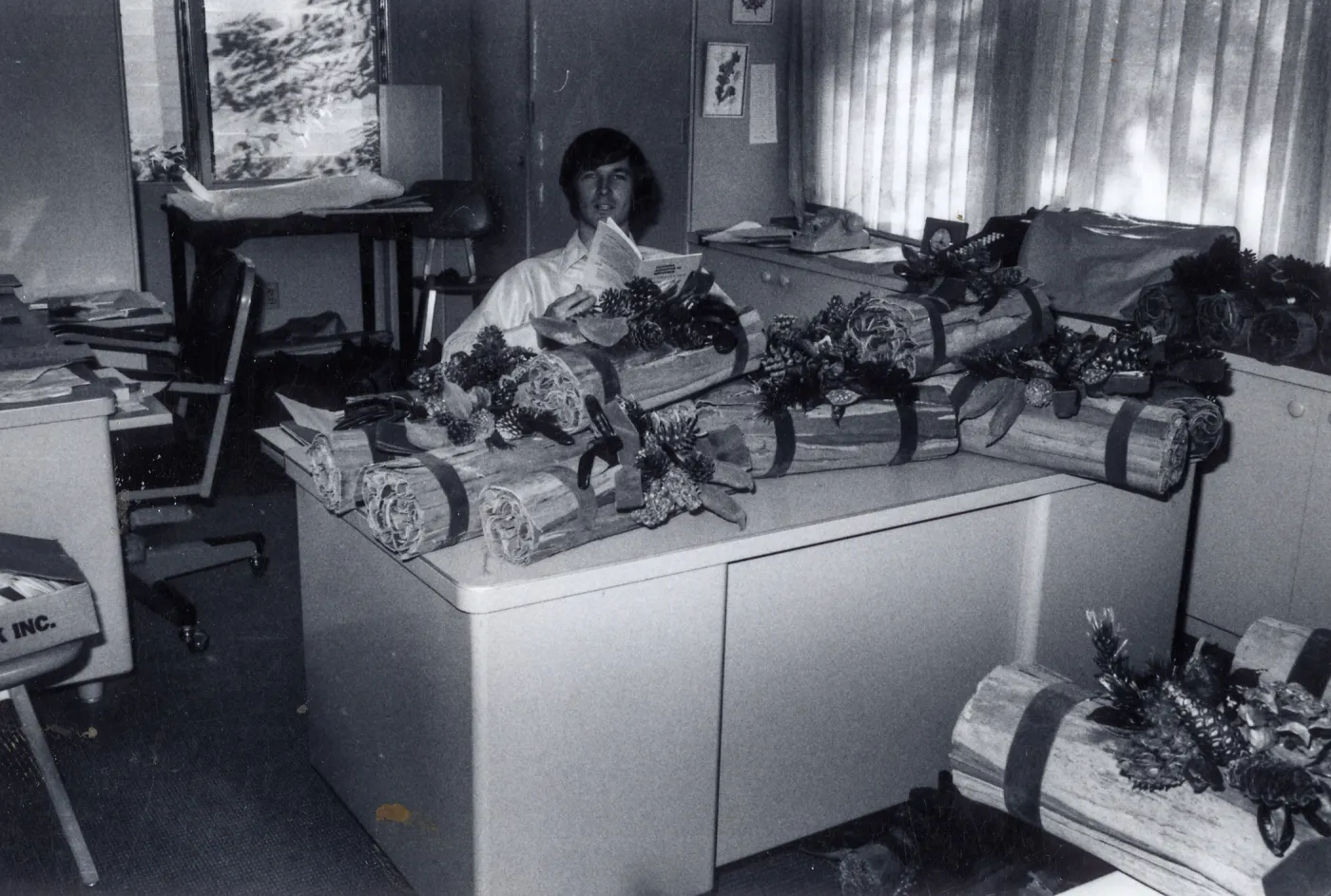 Malcolm Campbellâ€™s office on the day of the Guild Sale