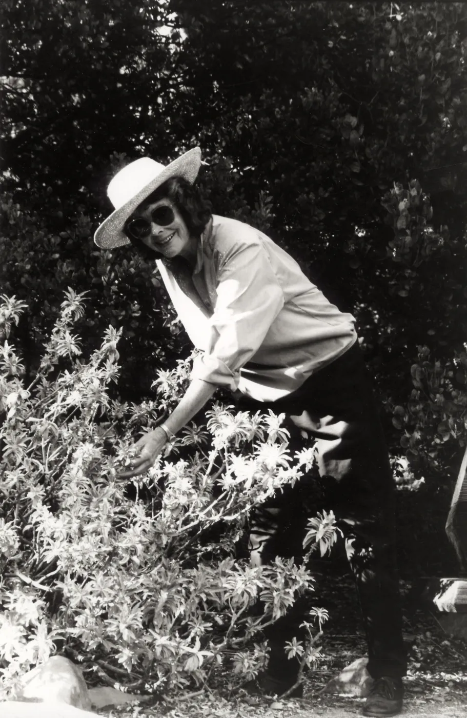 Docent June Bristow
