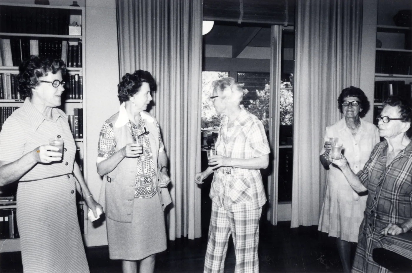 Far Left: Katherine Muller, Jean Hobson, Far Right: Louisa Long