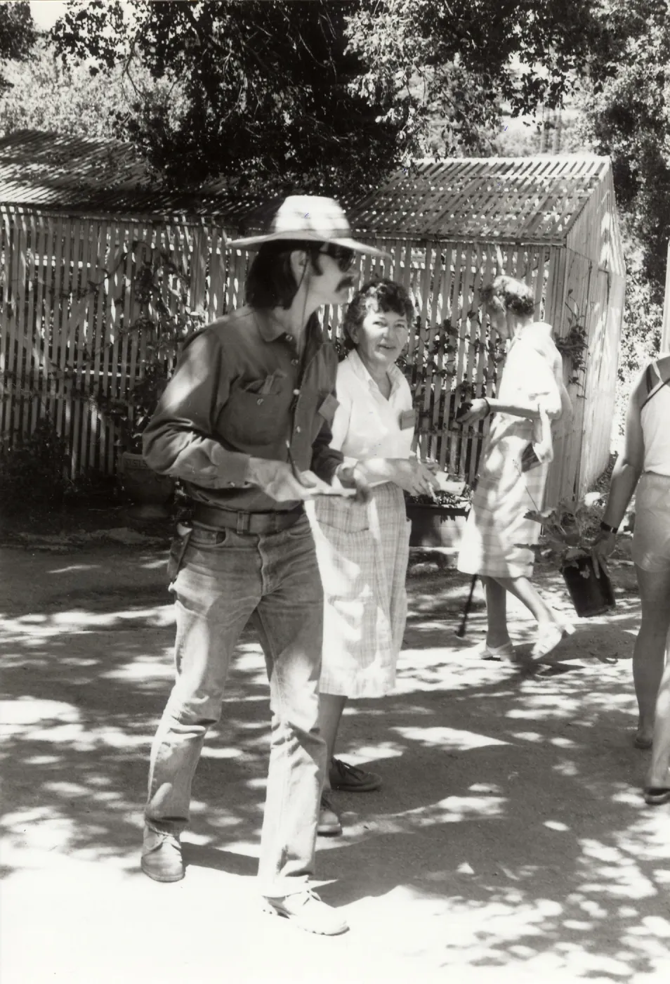 Volunteers - Garden Growers, Sean Hutchinson, Jean Palmer Carpenter, Spring Plant Sale, 1986
