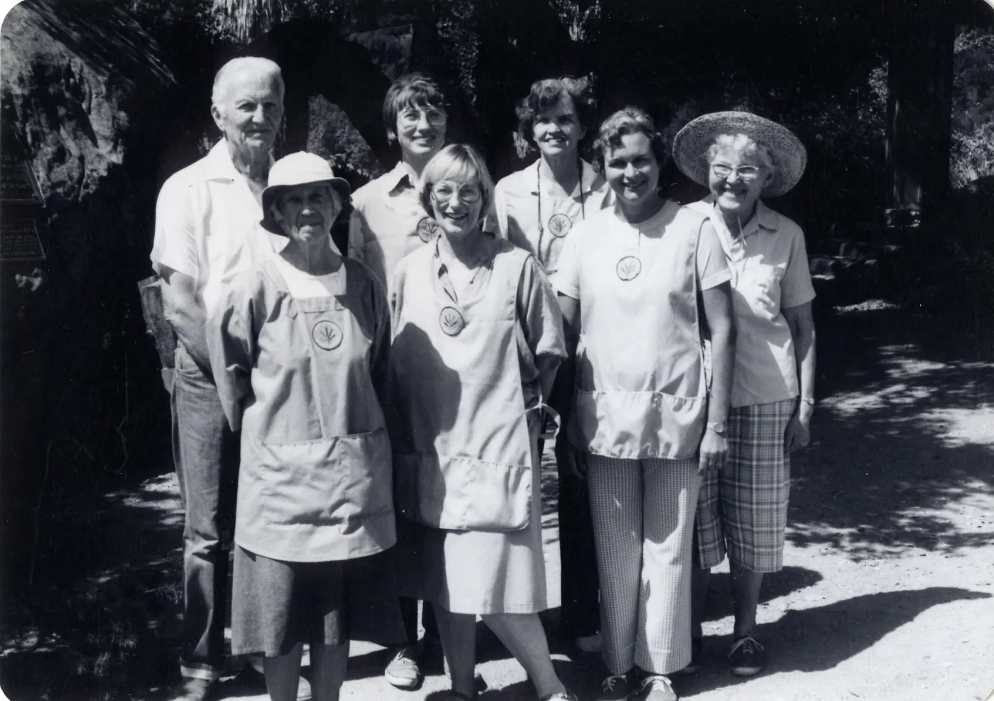 Volunteers - Garden Growers, The Garden Growers: Harry Balch, Polly Anderson, Florence Sanchez, Ann Eldridge, Blair Gray, Lila Sexton, Phoebe Balch Photo used - Fall â€˜94 IQ