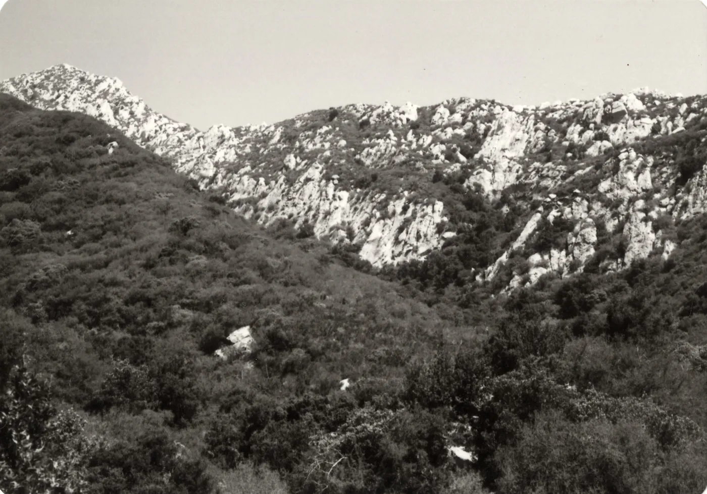 Mission Canyon: Tunnel Trail, spine up to Arlington Peak, Mission Canyon above SBBG