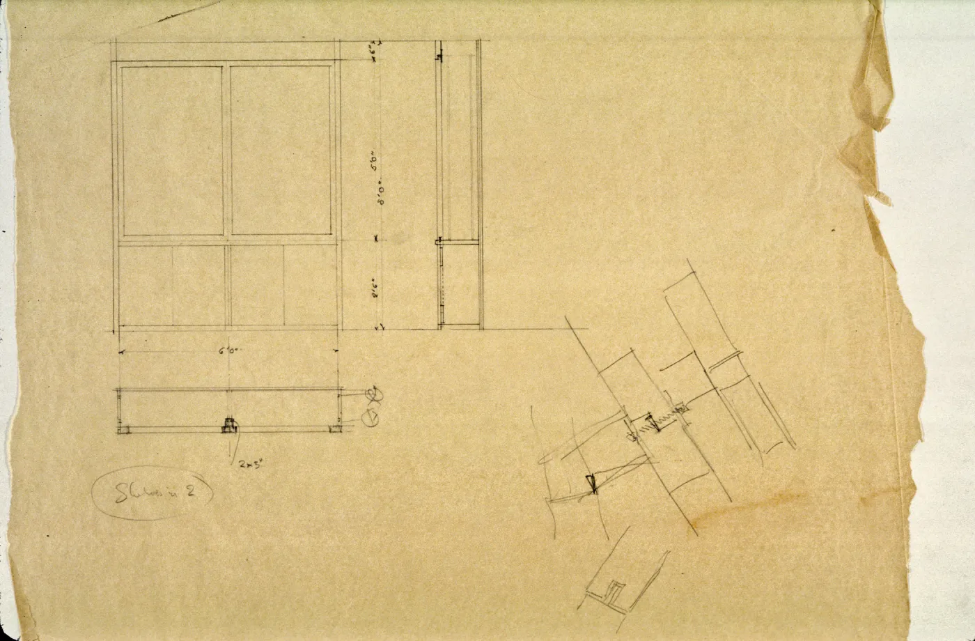 Lockwood de Forest architectural drawing