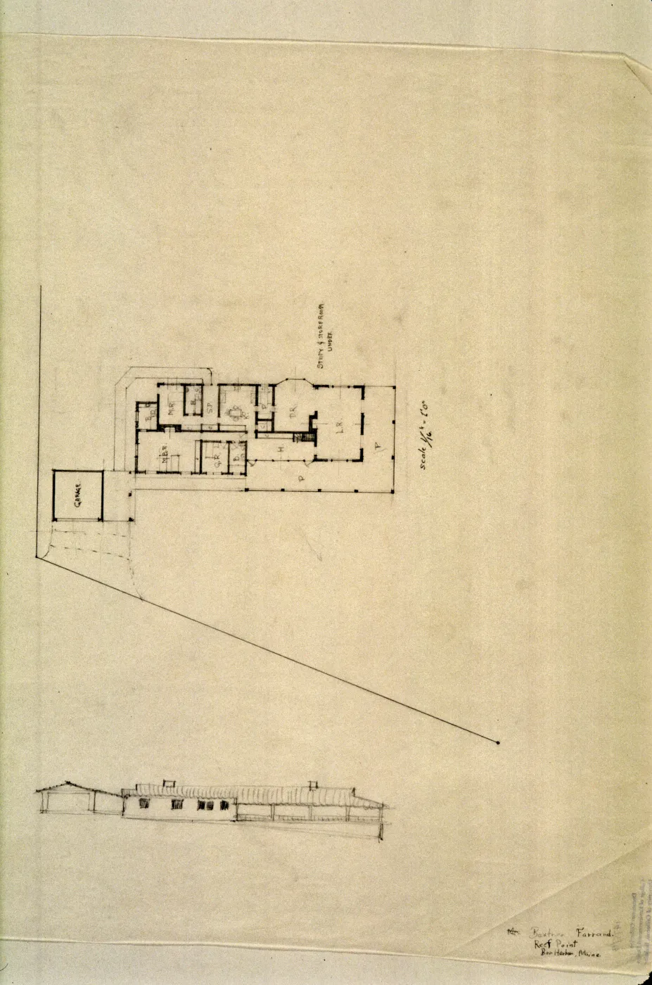 Lockwood de Forest architectural drawing