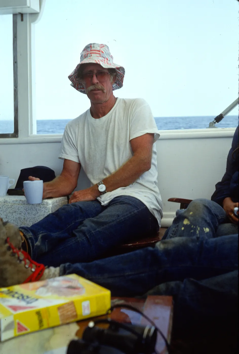 Don Johnson, boat to Anacapa Island