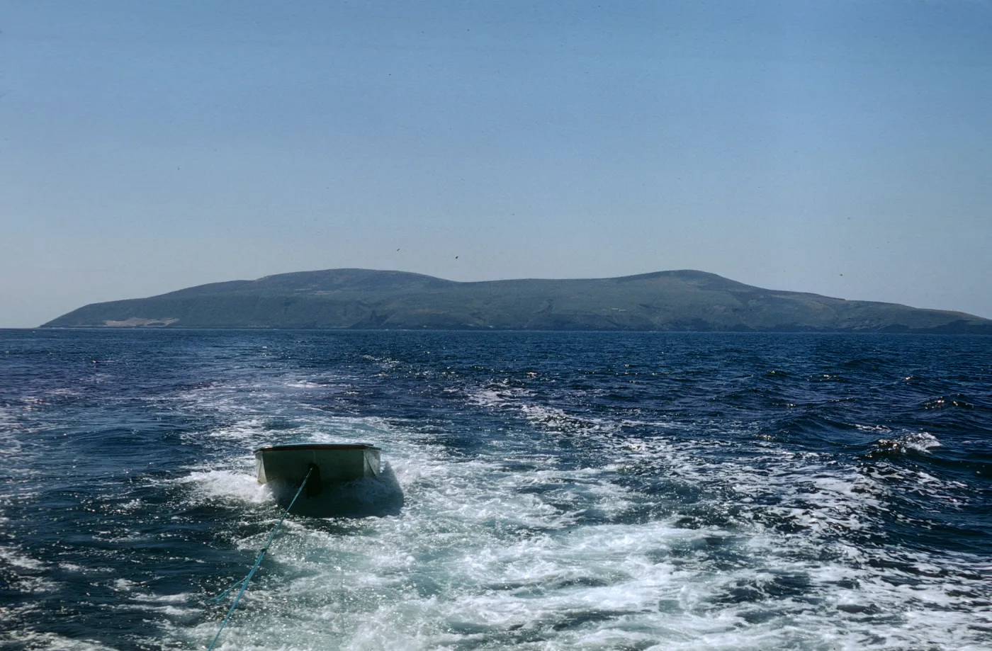 Santa Barbara Island from boat