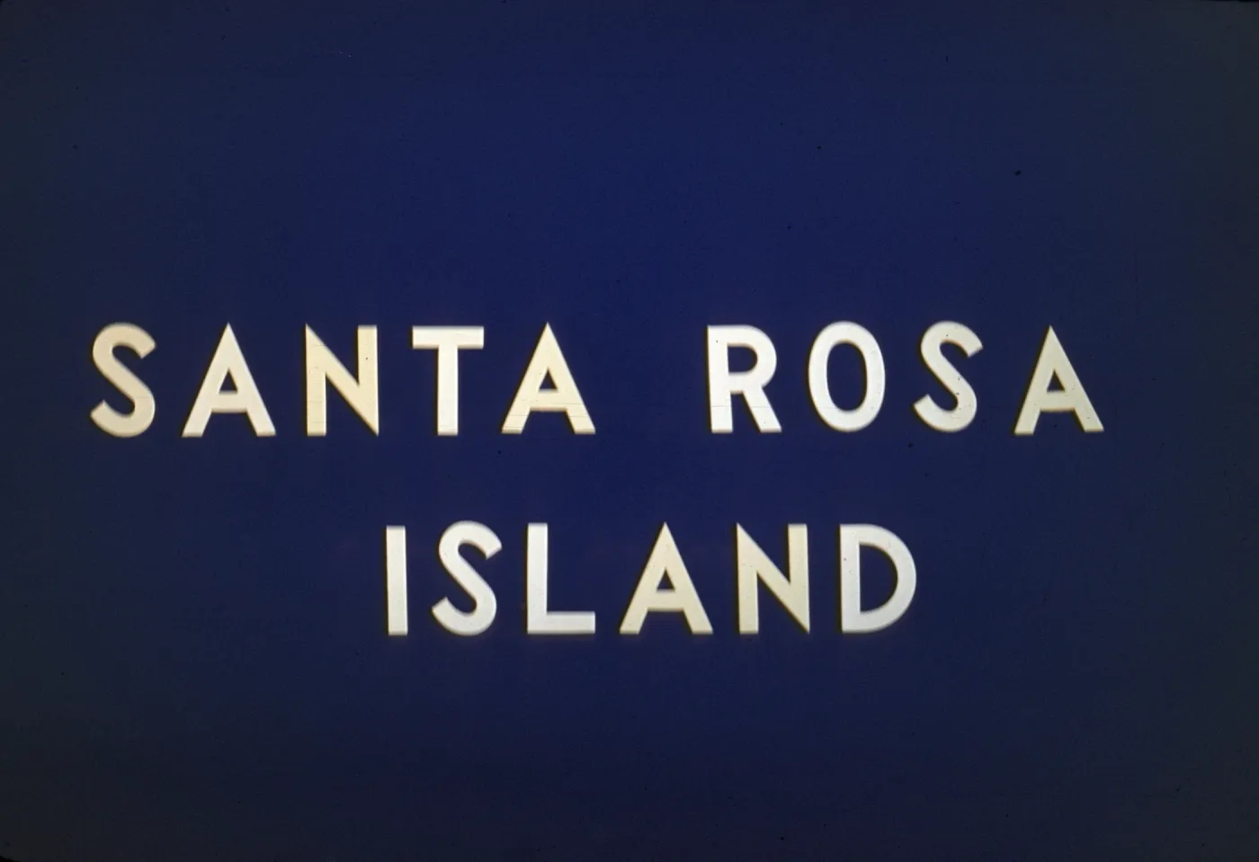 Santa Rosa Island title slide