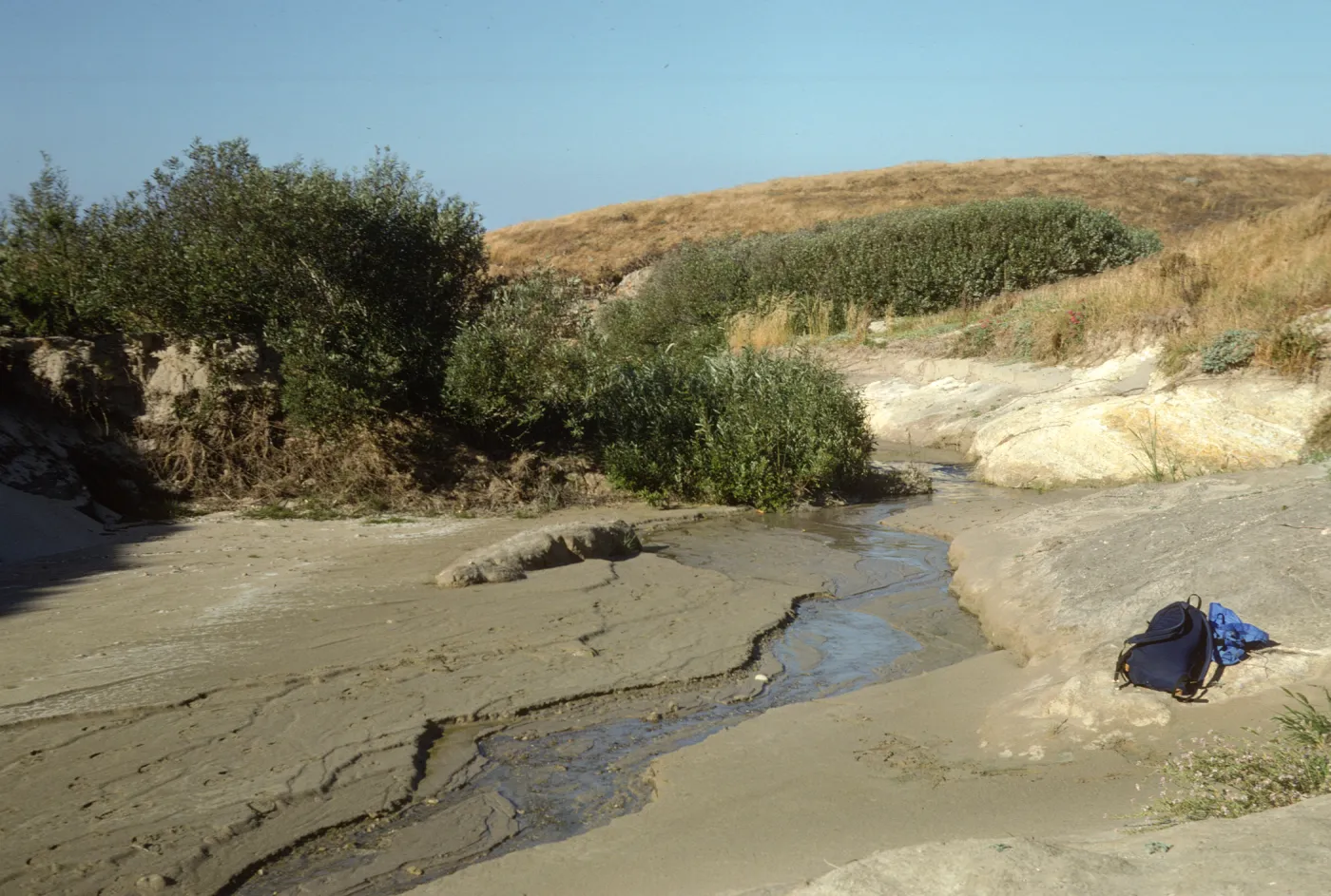 Willow Canyon flooding and recutting, winter 1977-1978