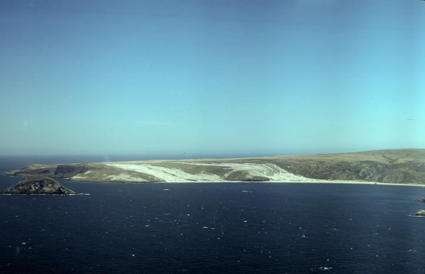 San Miguel Island from the air