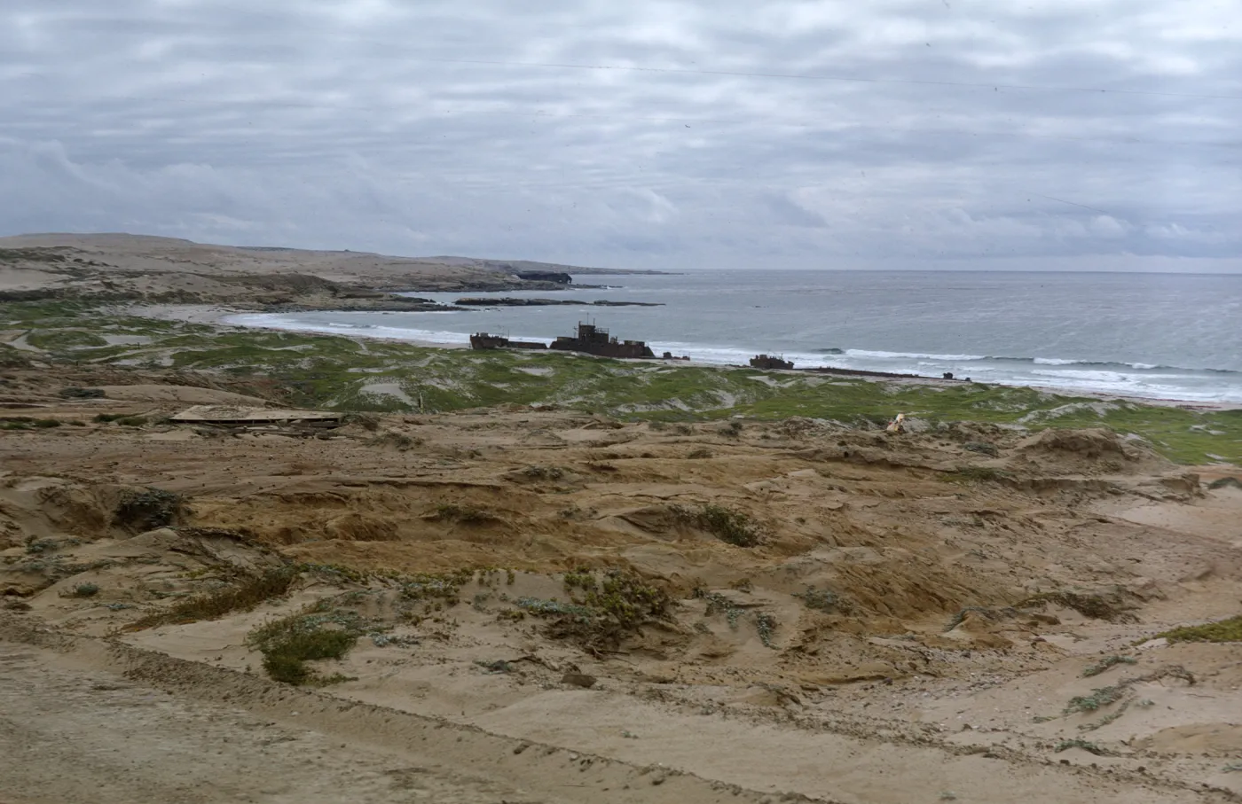 shipwreck on the beach, San Nicolas Island