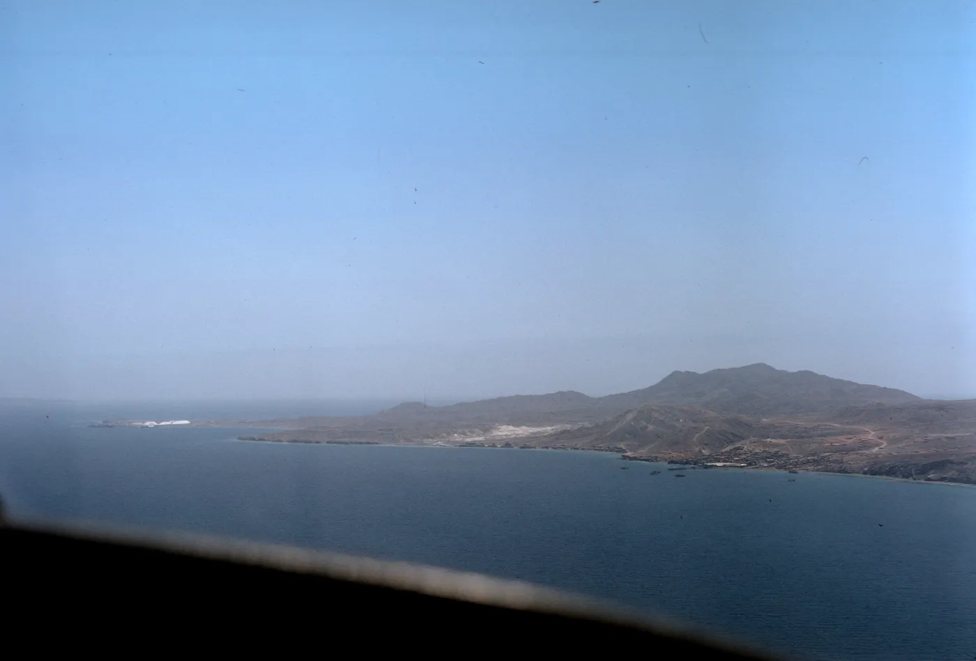 Cedros Village from the air, Cedros Island