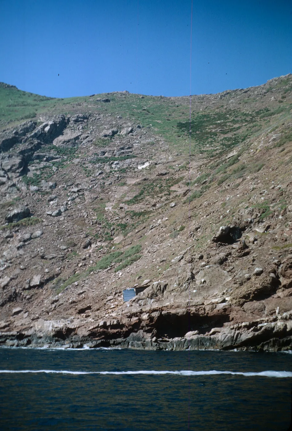 North Coronados Island landing area and shack