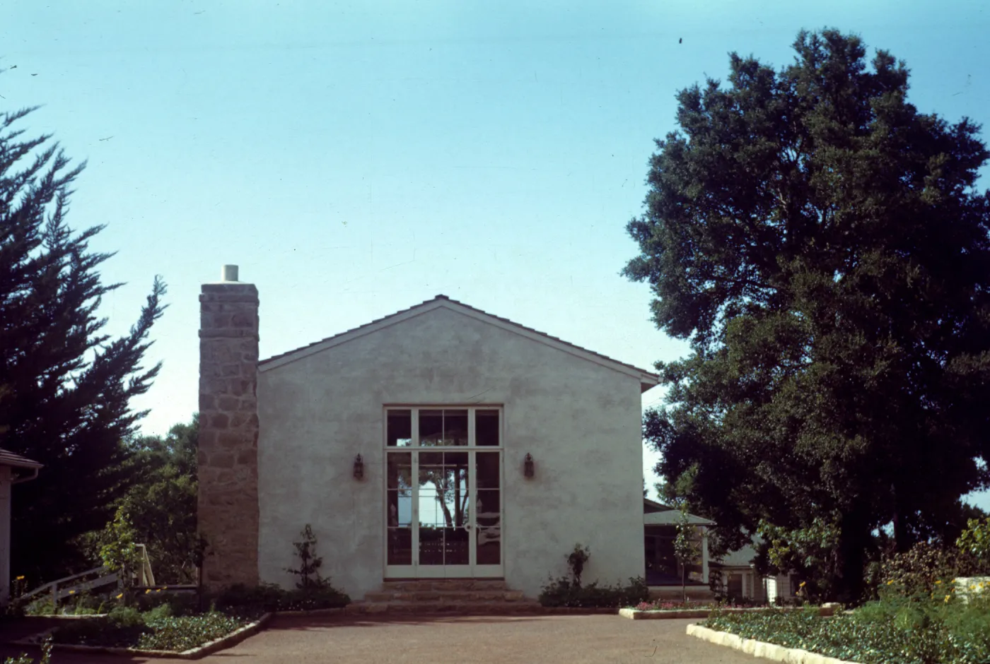 Library shortly after construction