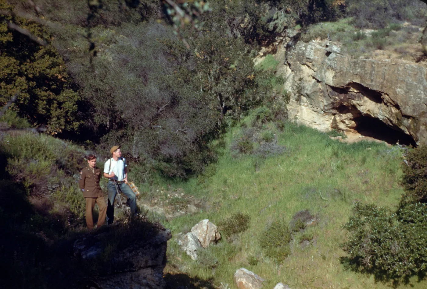 C.F. Smith and Sgt Warren C. Morse, type locality of Chilanthes couperae