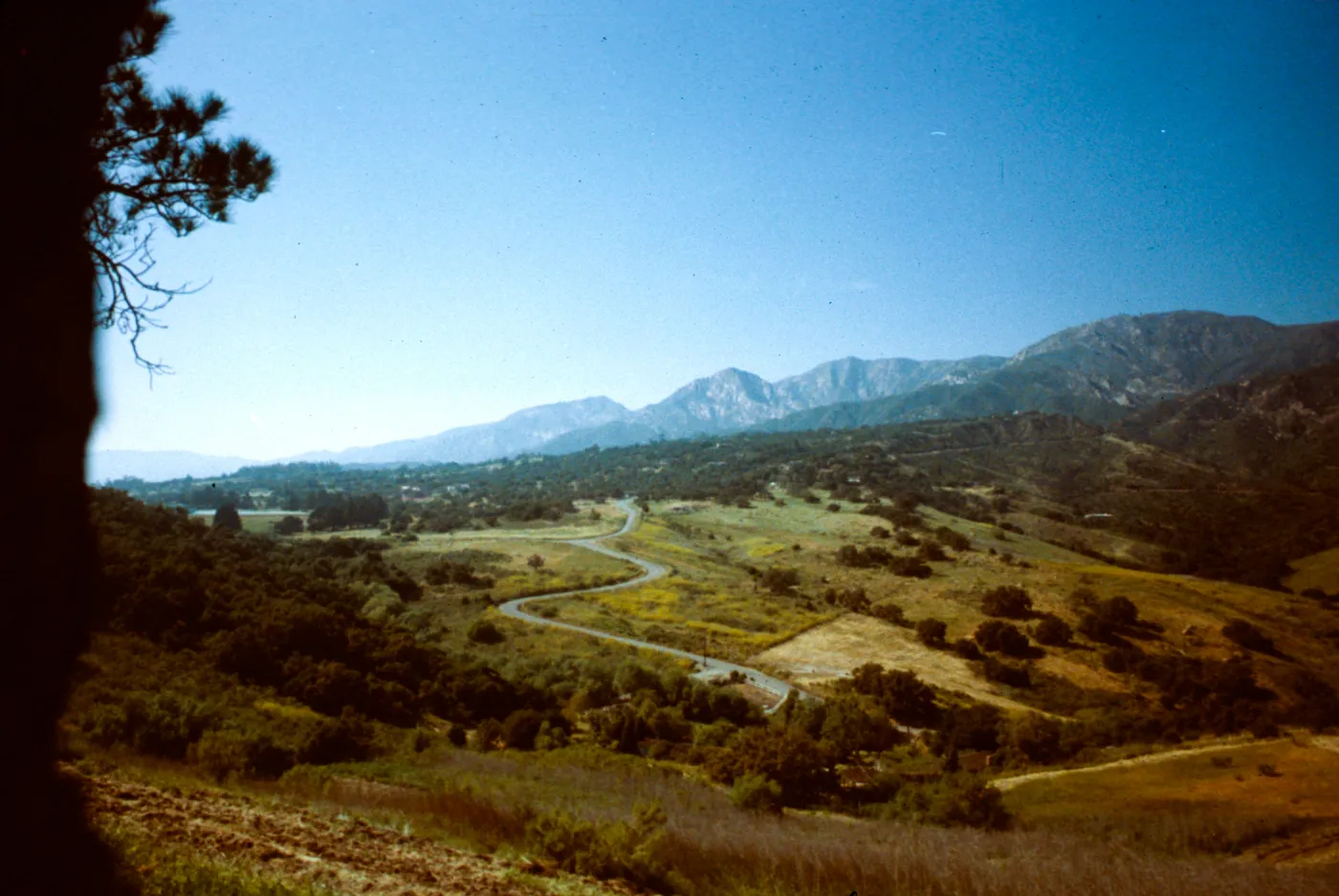 Sheffield Reservoir with Santa Ynez Mountains behind