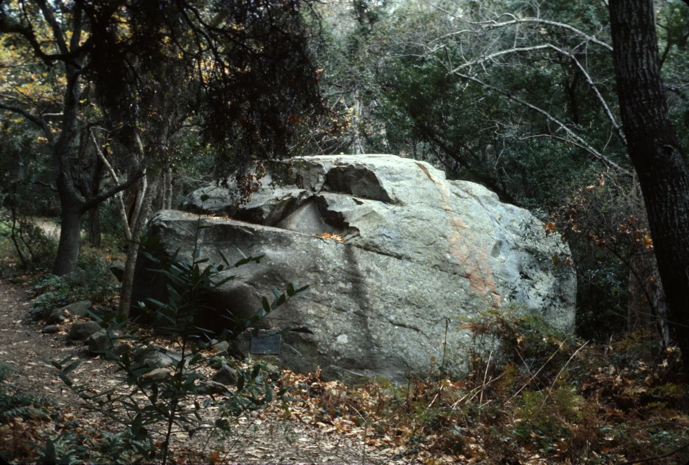 boulder in Mission Canyon