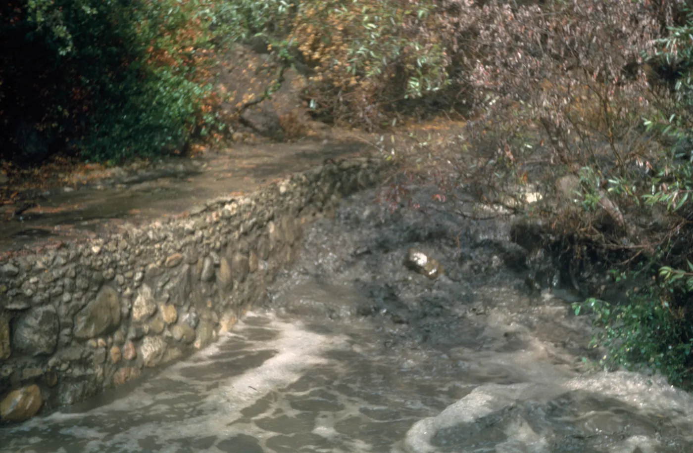 Mission Creek above Mission Dam