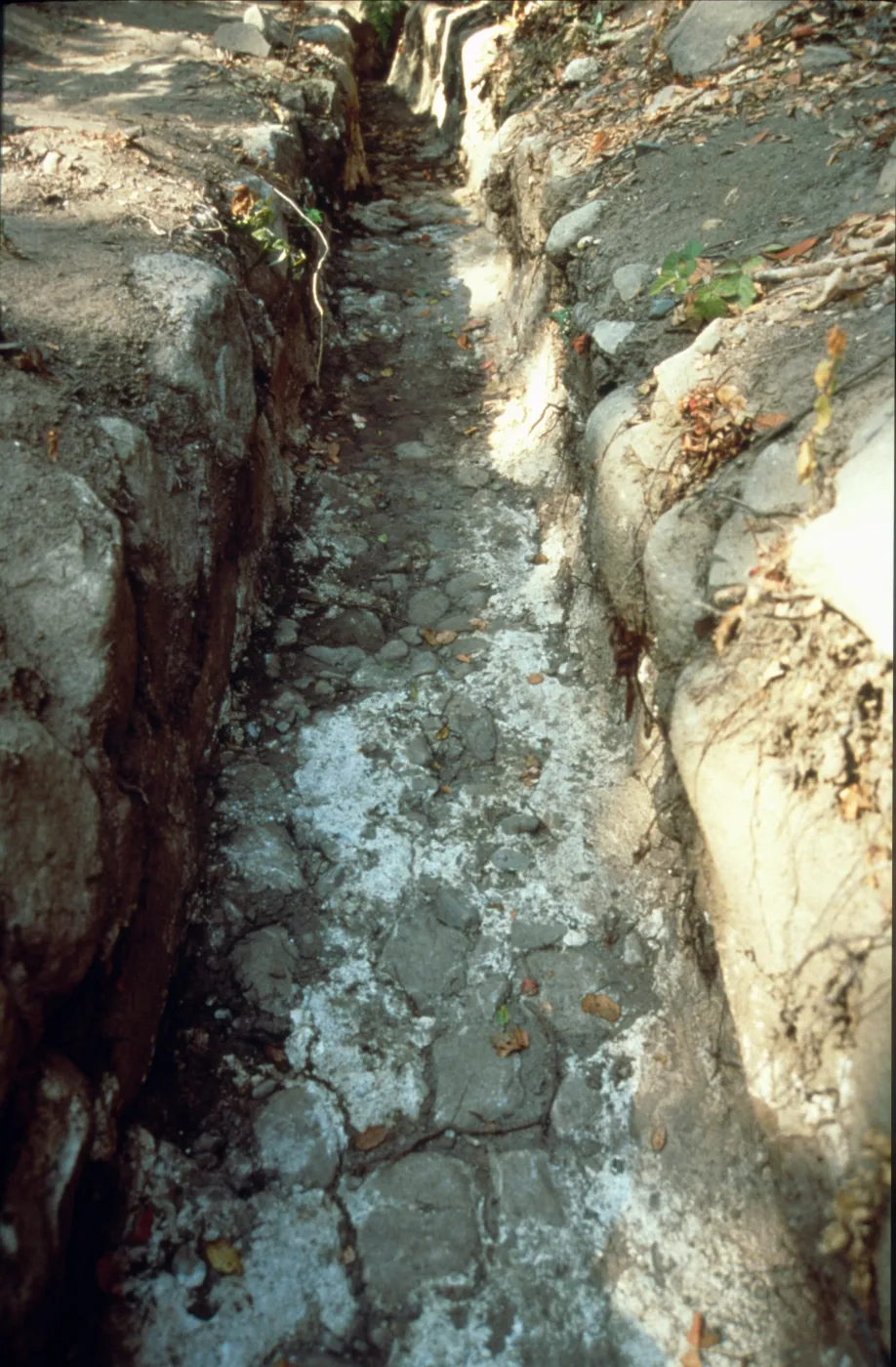 the old Mission Aqueduct