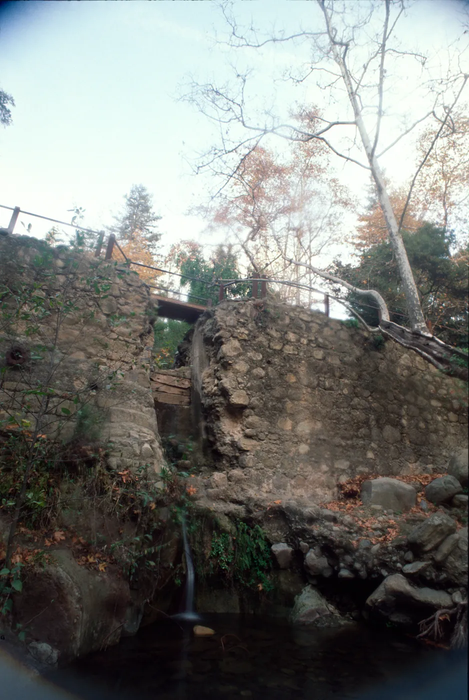 Mission Dam, from below