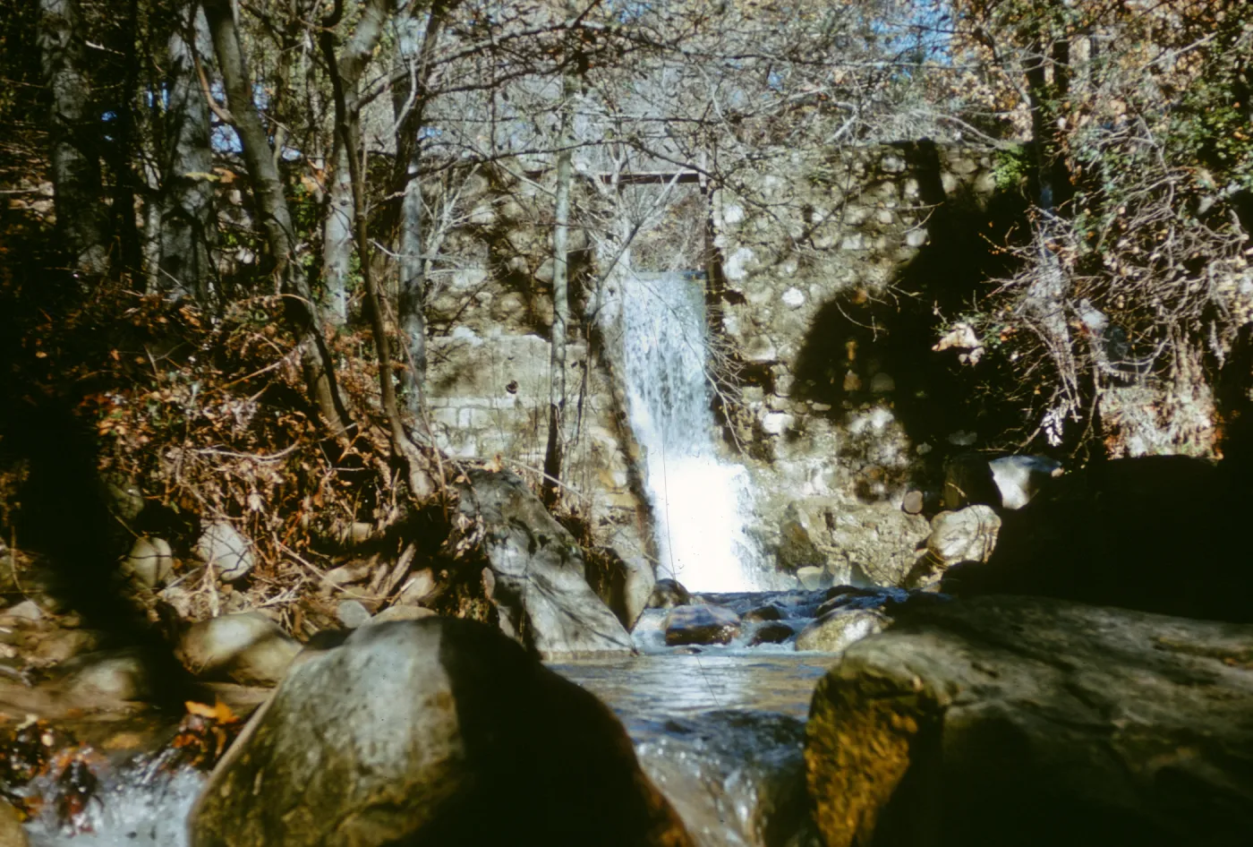 Mission Creek below the Mission Dam