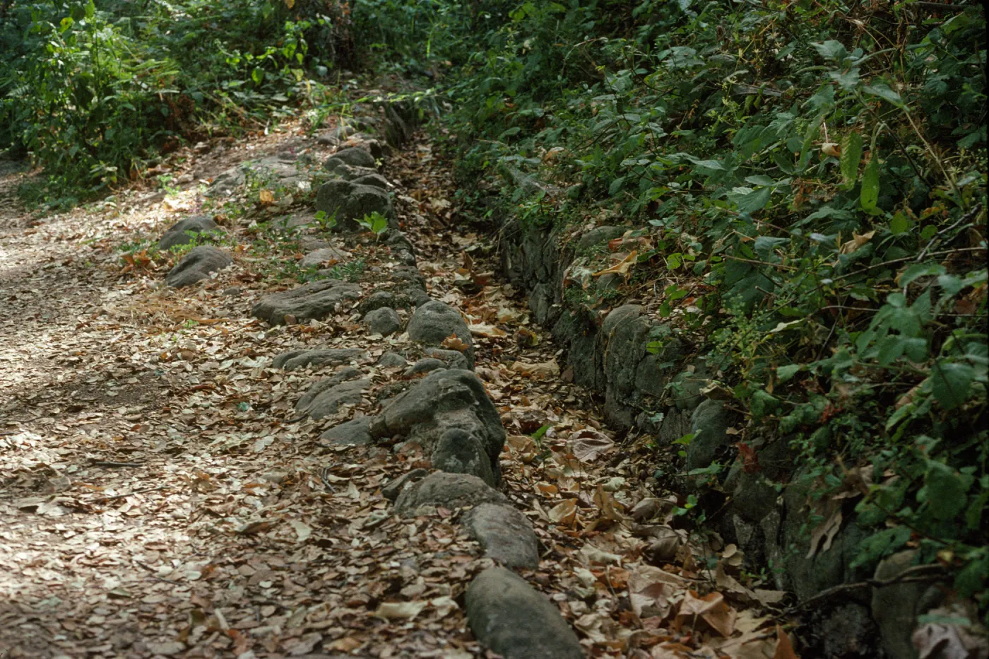 old stone Mission Aqueduct