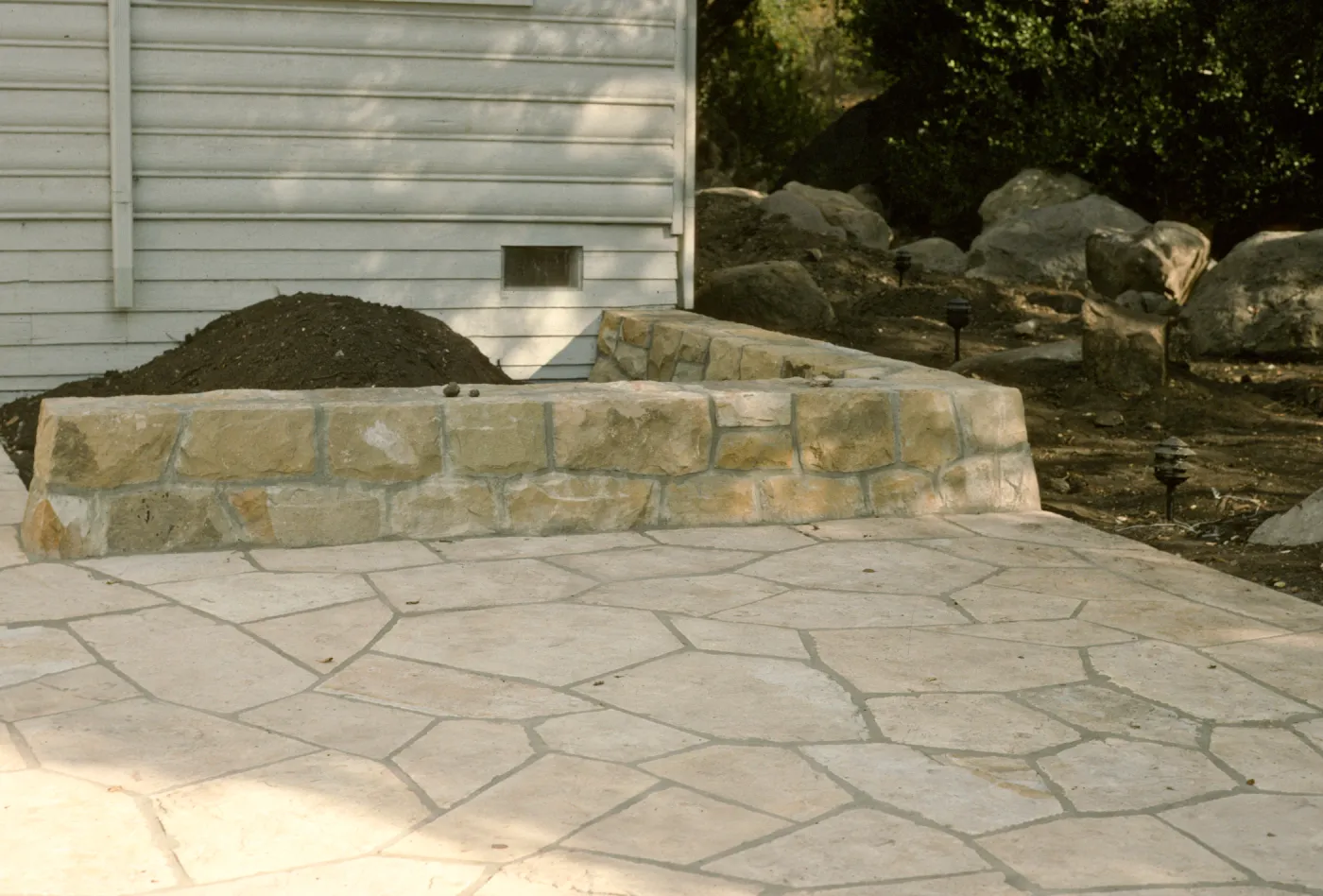 SBBG Home Demonstration Garden construction