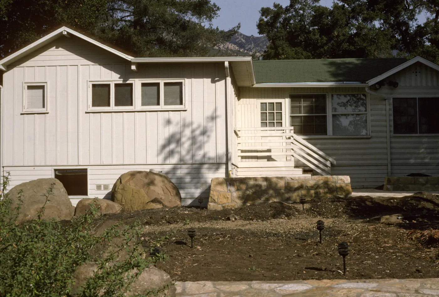 SBBG Home Demonstration Garden construction