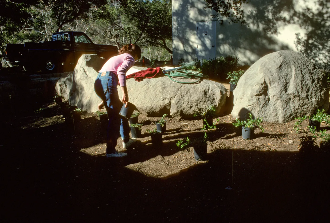 SBBG Home Demonstration Garden construction
