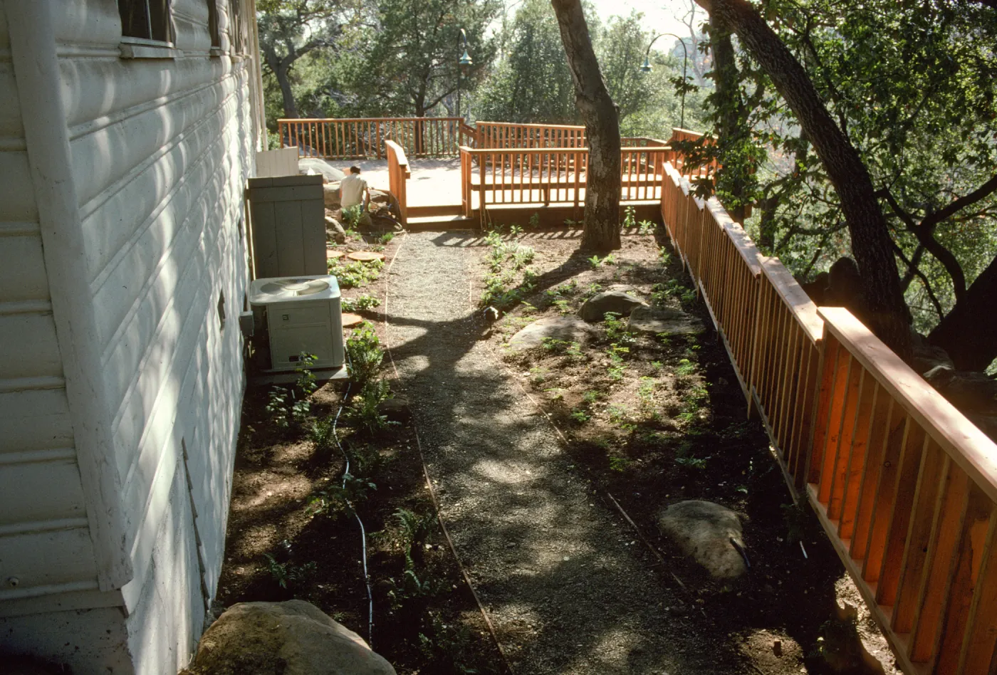 SBBG Home Demonstration Garden construction