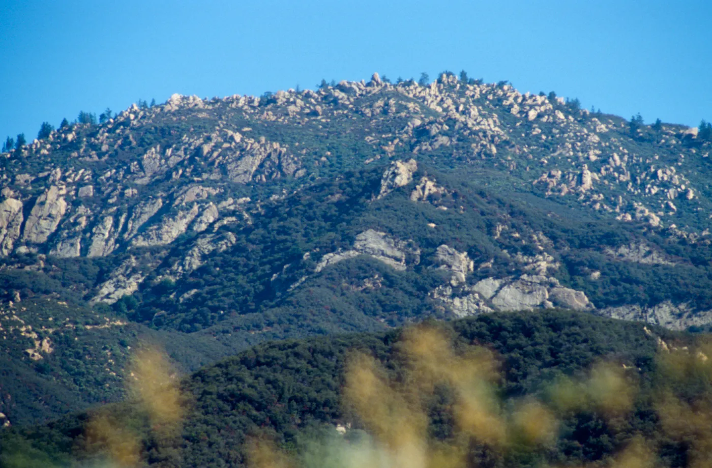 Santa Ynez Mountains from the Porter Trail