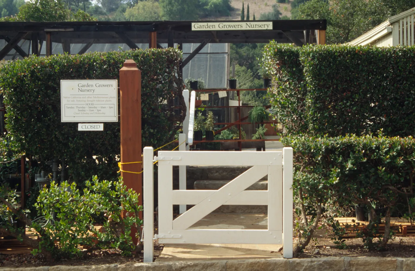 Garden Growers Nursery Entrance