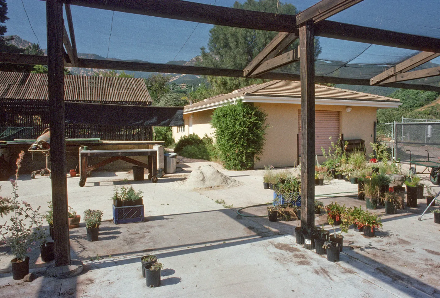 Horticulture Unit covered growing area