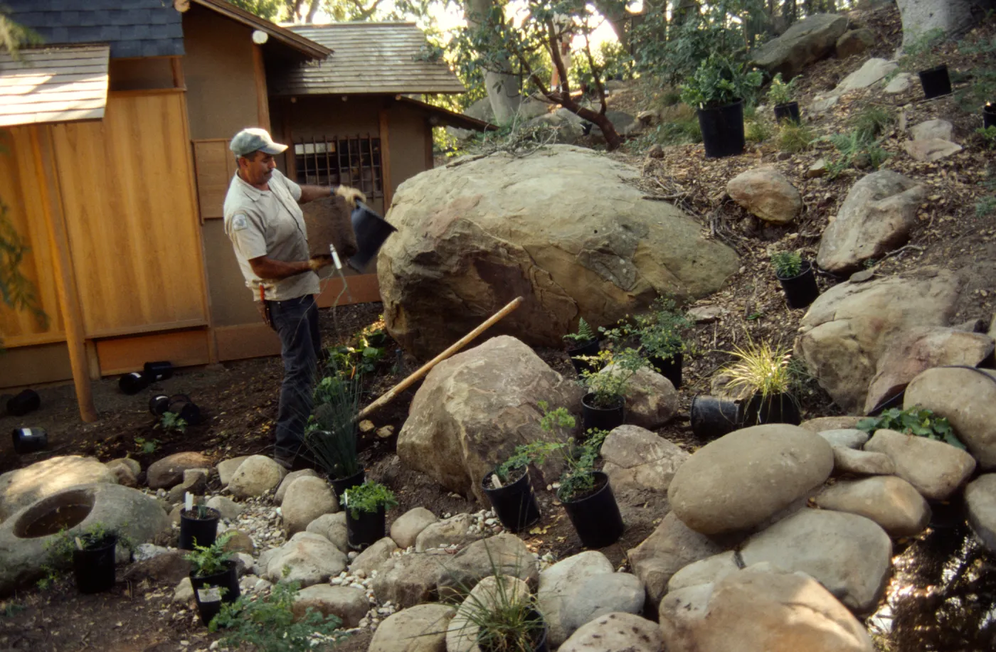 Tea House Garden installation