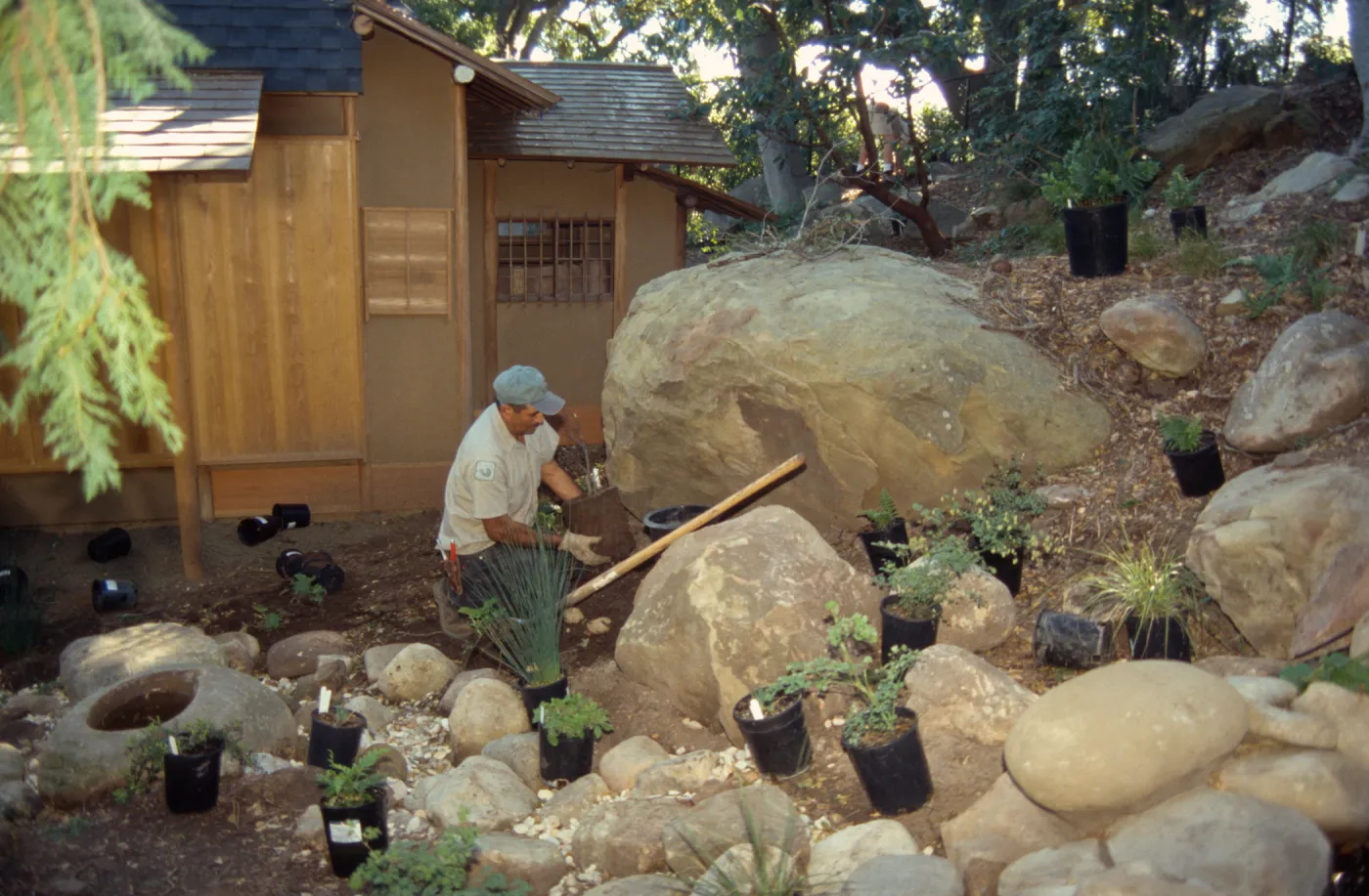 Tea House Garden installation