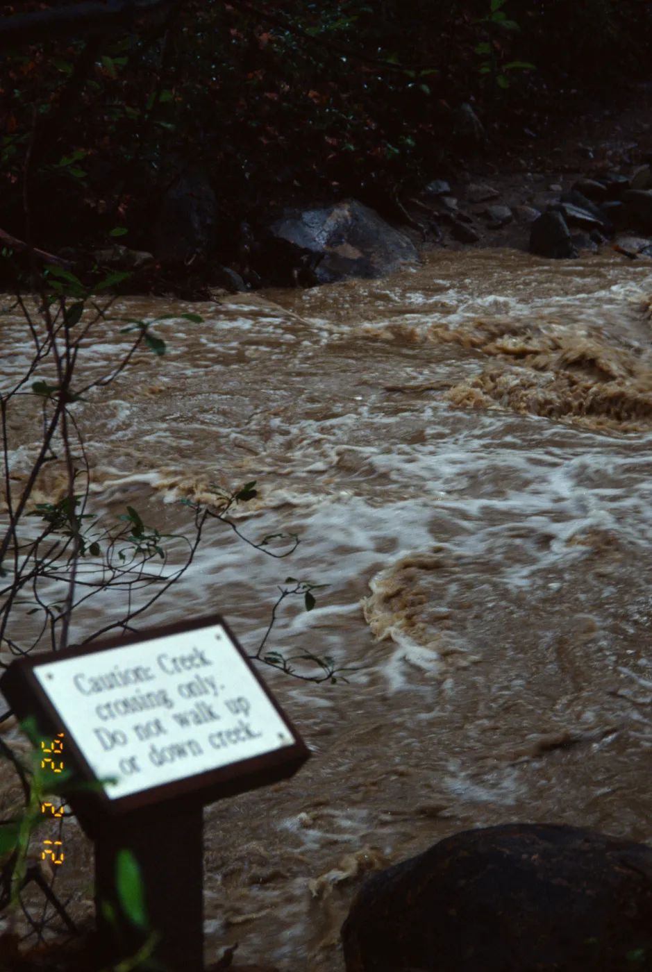 Mission Creek crossing