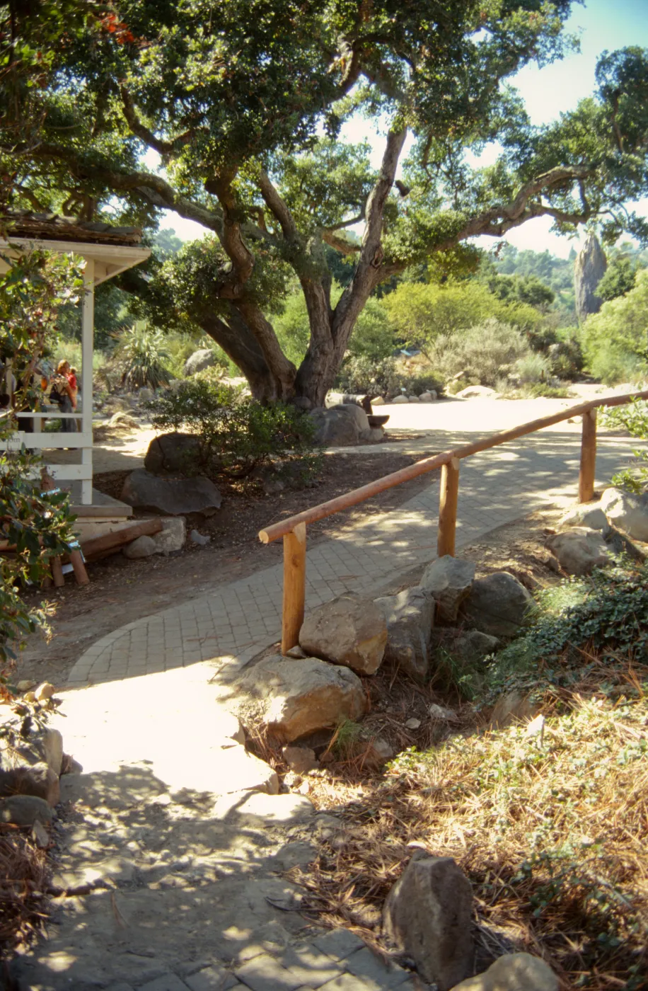 Path down to the Arroyo Trail from the Garden Entrance
