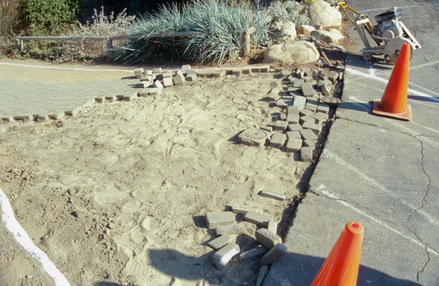 Entrance reconstruction