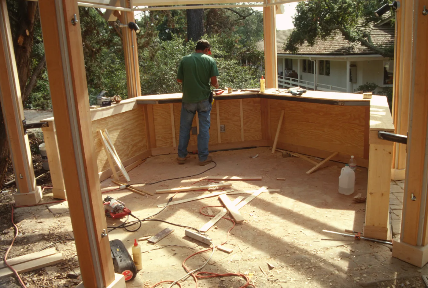 Entry Kiosk Construction